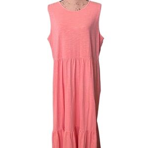 Old Navy Coral Sleeveless‎ Maxi Dress